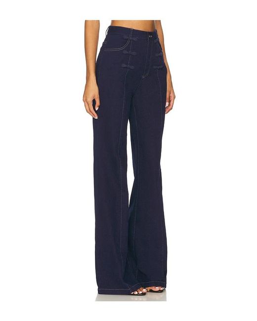 SAU LEE Blue Dylan Denim Pant