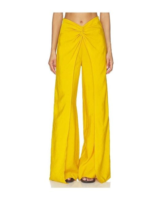 Silvia Tcherassi Yellow Canturipe Pant
