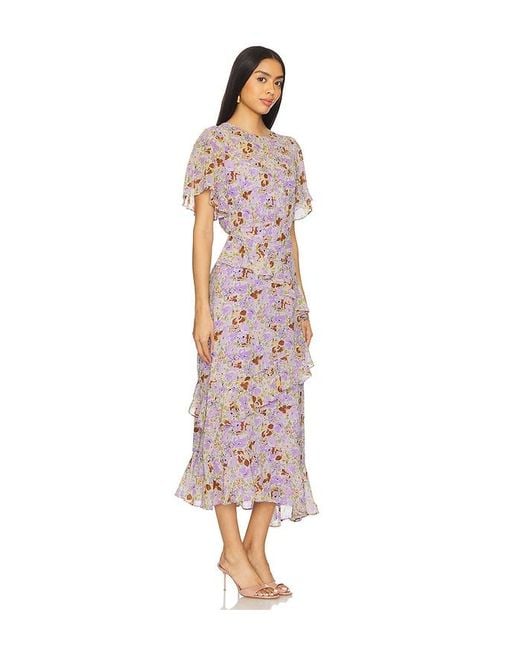 Astr Multicolor Midi-Kleid Dress