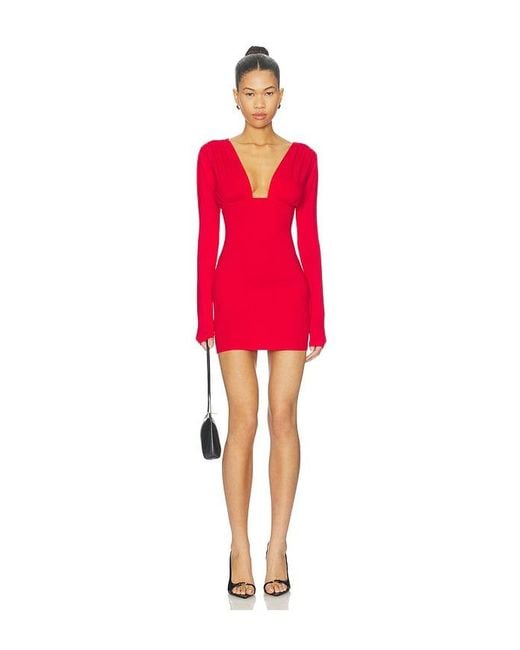 superdown Red Nyssa Mini Dress
