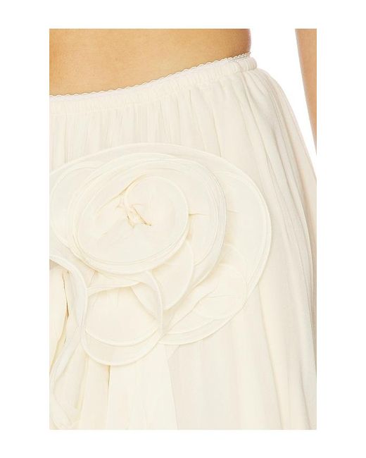 Aniye Records White Pen Mini Skirt