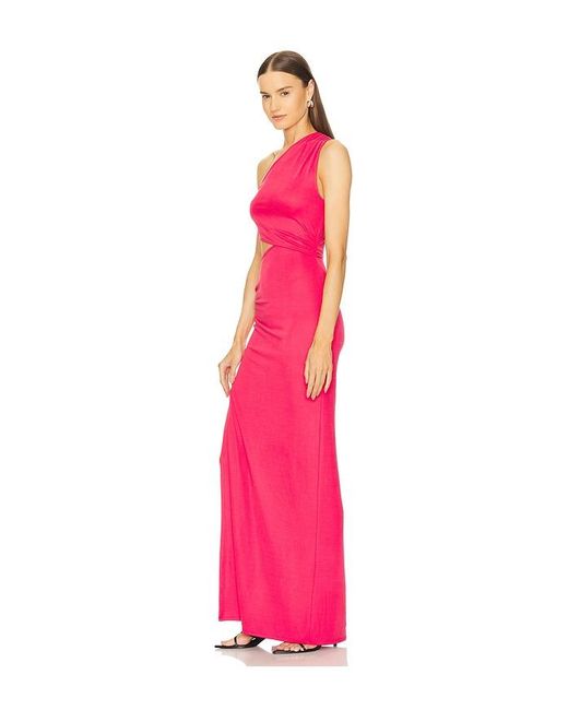 Michael Costello Pink X Revolve Decker Maxi Dress