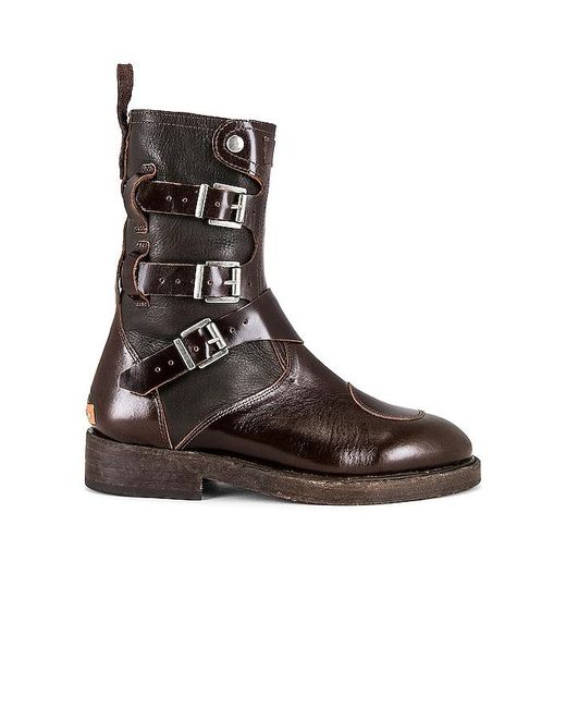 Free People Brown BOOTS MIT SCHNALLE DUSTY