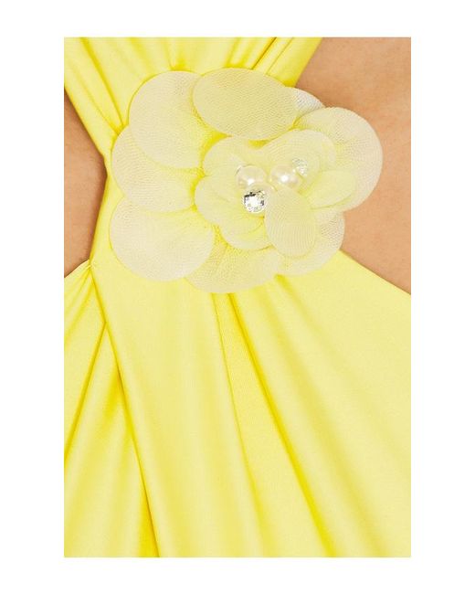 Mariandree Gaitan Yellow Daria Dress