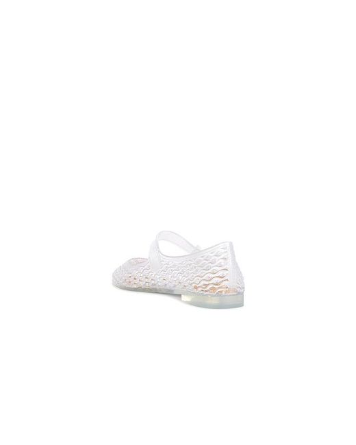 Sam Edelman White Michaela Jelly Flat