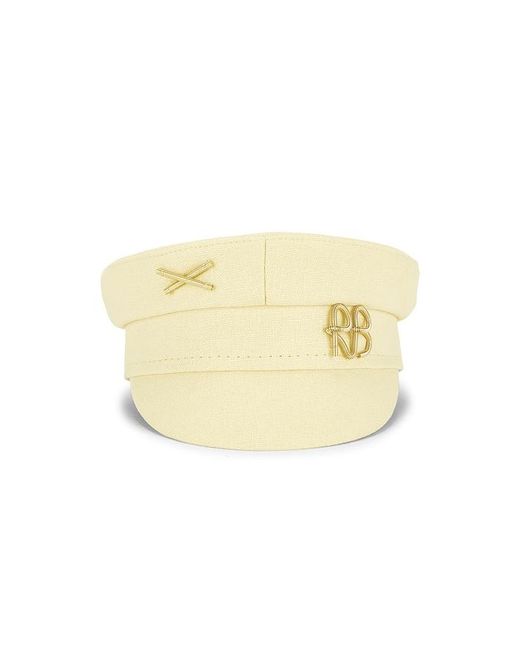 Ruslan Baginskiy Yellow Tone Logo-Plaque Baker Boy Cap