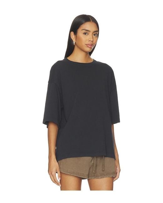 Free People Black X We The Free Perfect Oversized Tee