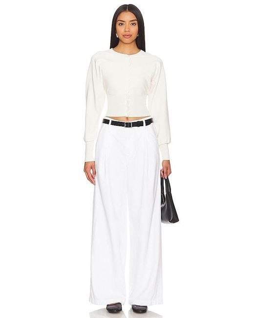 Agolde White Ellis Trouser Jeans