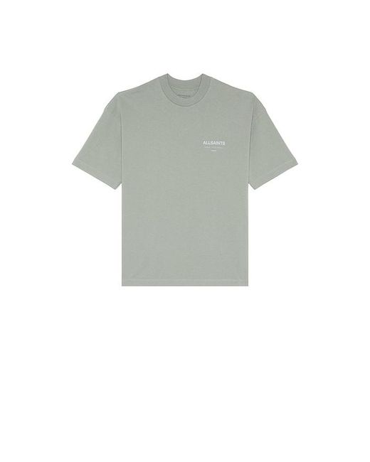 AllSaints Gray Underground Tee for men