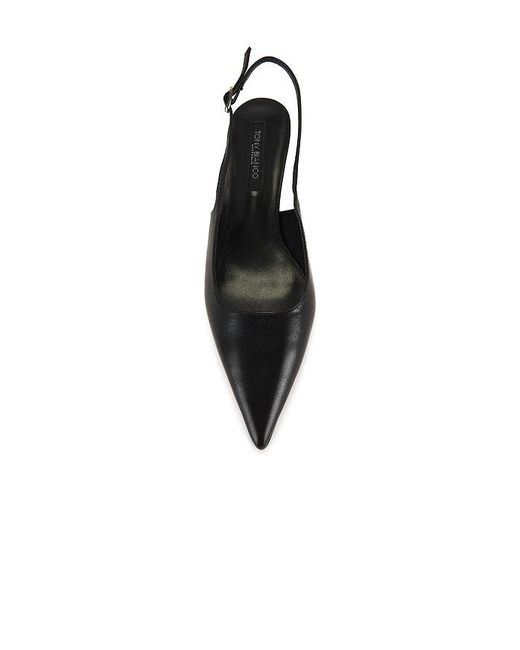 Tony Bianco Black Crush Slingback Pump