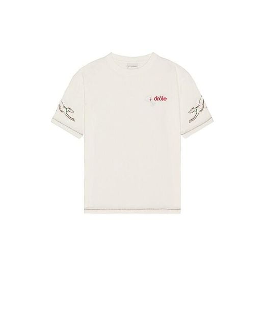 メンズ Drole de Monsieur Tシャツ White