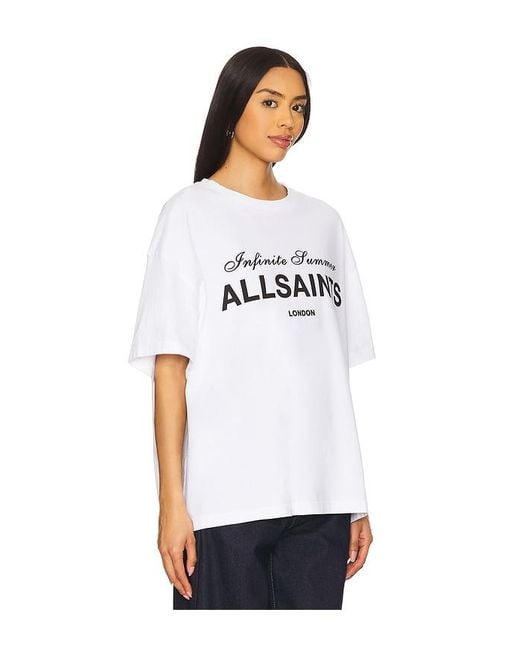 Camiseta Avri En Color Blanco Talla En AllSaints de color White