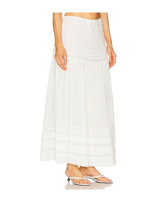 LSPACE Reia Skirt White