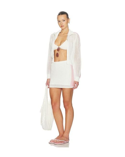 LSPACE White Heart Stopper Skirt
