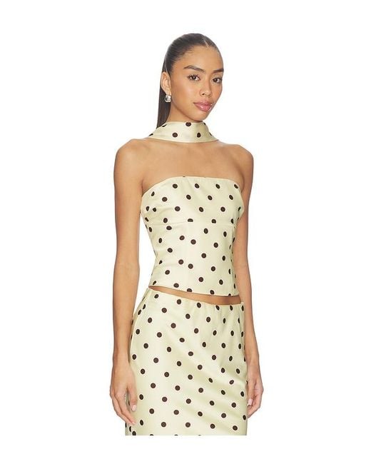 Runaway the Label Metallic Blaine Top