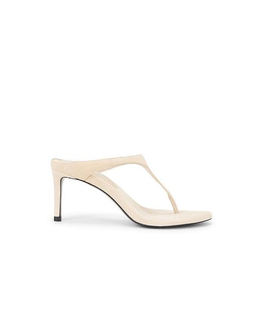 Black Suede Studio White Laurel 65 Mule