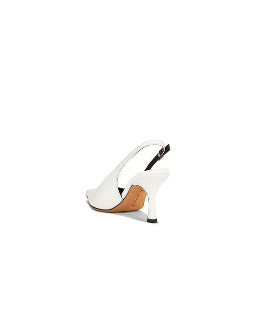 Emme Parsons White Elana Slingback Pump
