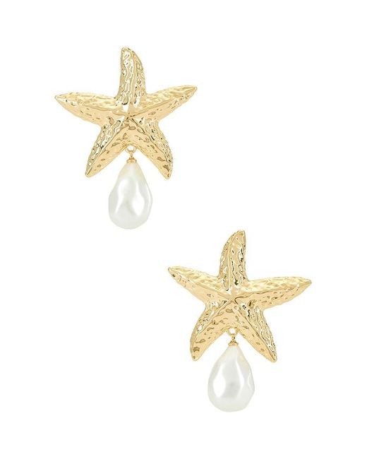Self-Portrait Earrings イヤリング Metallic