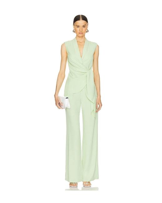 Amanda Uprichard Green Vera Pants
