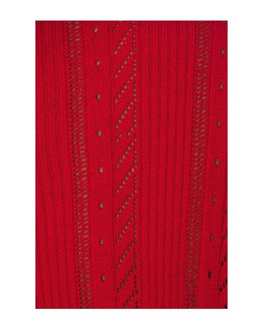 Vaillant Red Knit T-Shirt