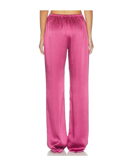 SER.O.YA Pink Lillian Satin Pant