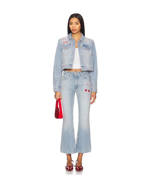 LoveShackFancy Blue Sami Pant