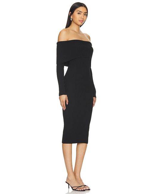 superdown Black Midi-Kleid Loraine