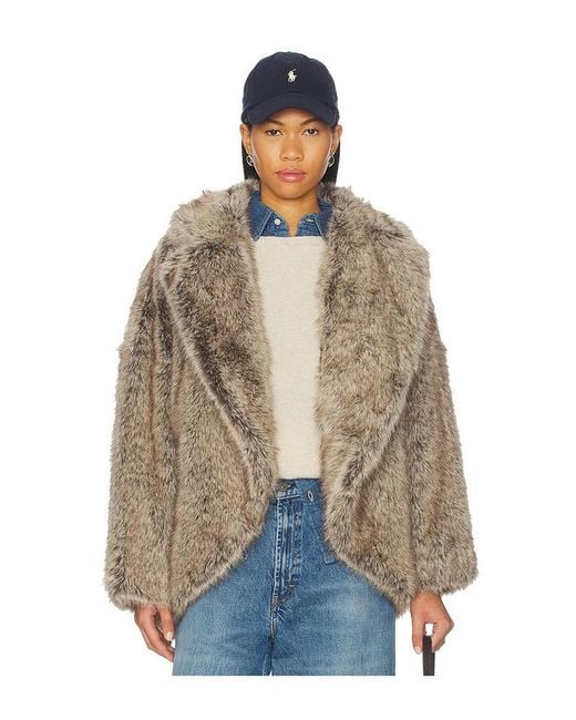 Lamarque Multicolor Lucinda Faux Fur Jacket