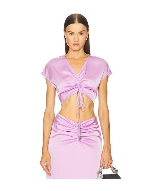 Et Ochs Pink Blake Top
