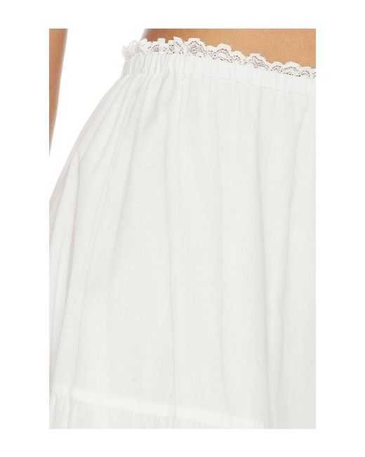 Steve Madden White Elisse Skirt