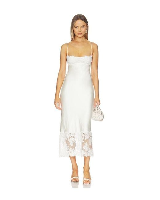 Stone Cold Fox White X Revolve Carmela Midi Dress
