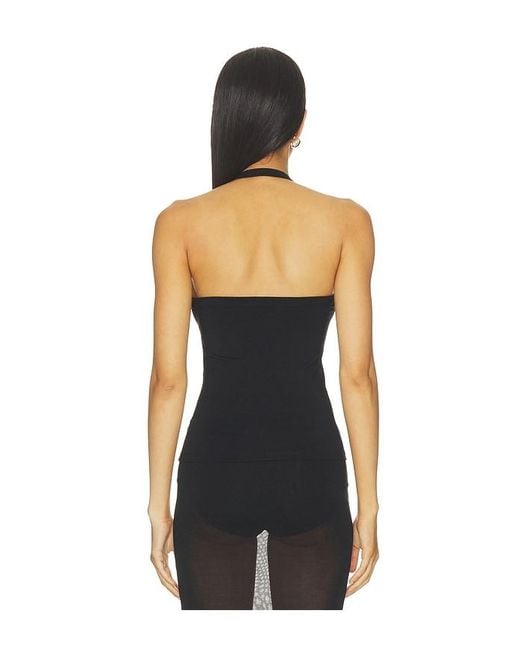 BARELOOM Black Midnight Halter Tank