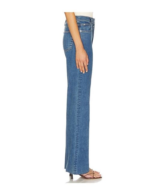 SLVRLAKE Denim Blue Grace Wide Leg Jeans