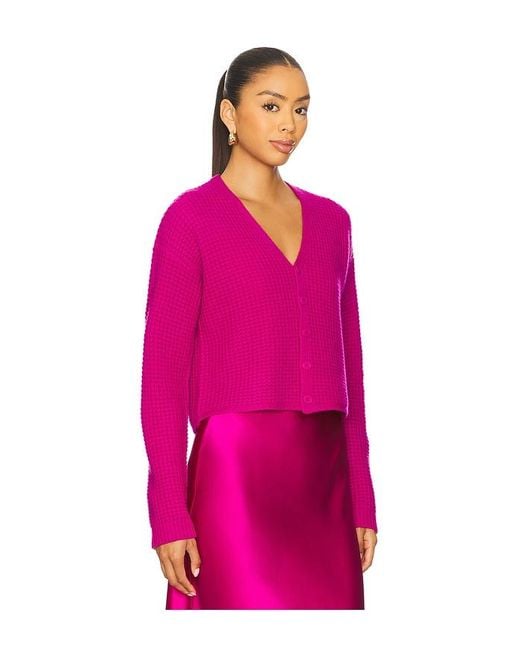 SABLYN Pink Bianco Cropped Cardigan
