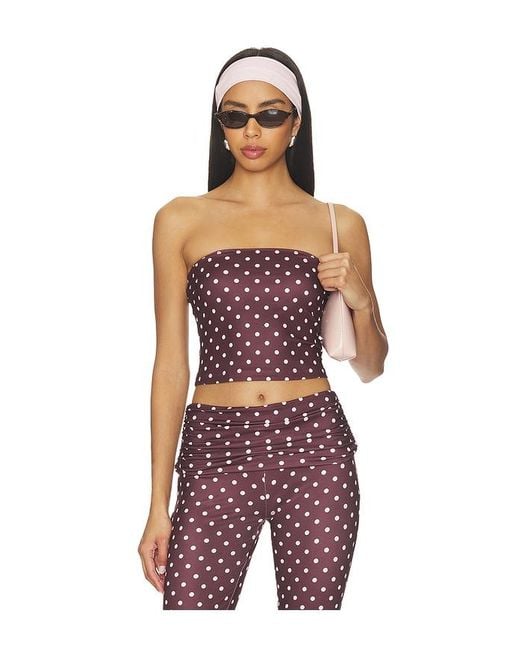 Tiger Mist Multicolor Vali Polka Dot Top