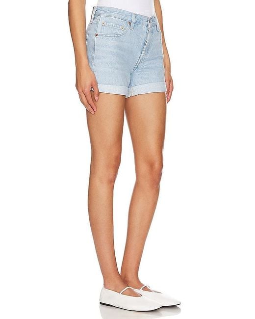 Levi's Blue SHORTS 501 ROLLED