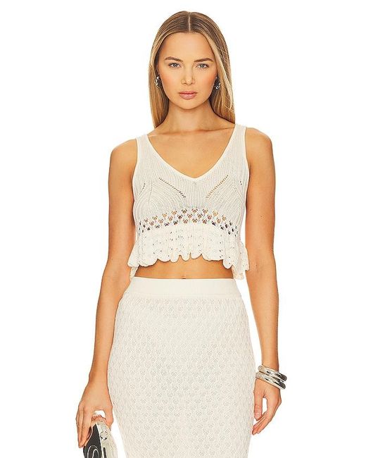 Beach Riot White Leigh Top