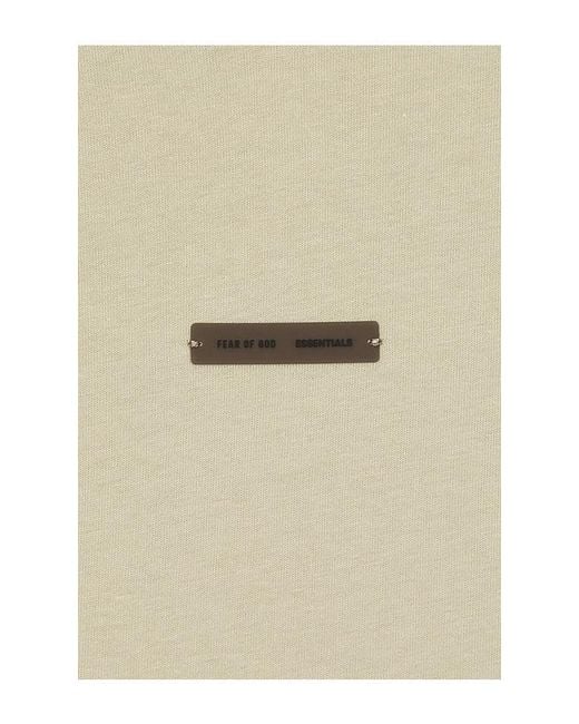 Fear Of God Natural Classic Fit Long Sleeve Tee for men