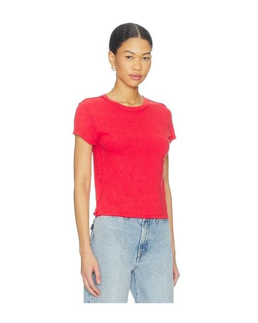 Free People Red X Nova Tee
