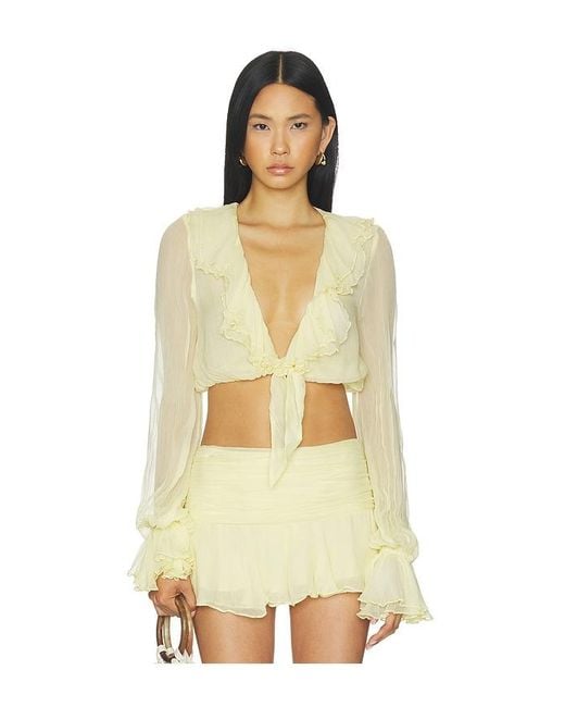 LOBA Natural Antonea Tie Top