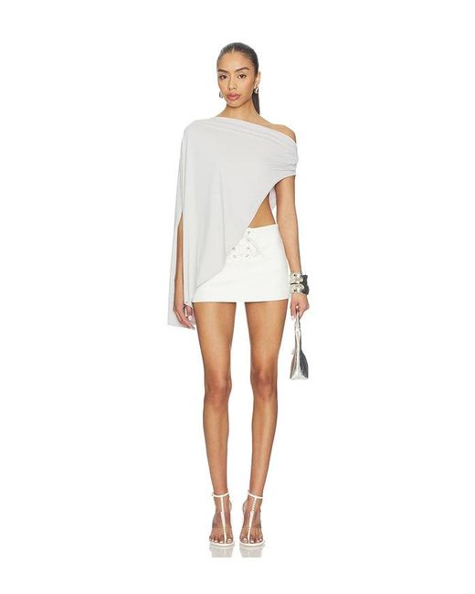 Lioness White Reborn Poncho