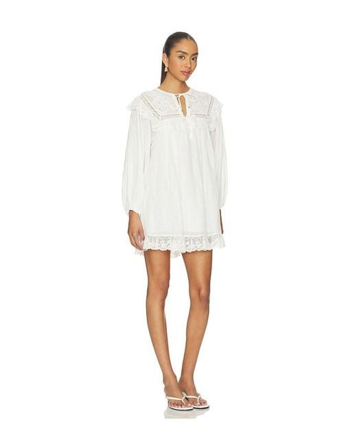 Rixo White Inez Dress