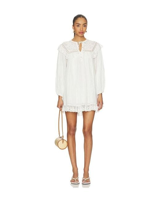 Rixo White Inez Dress