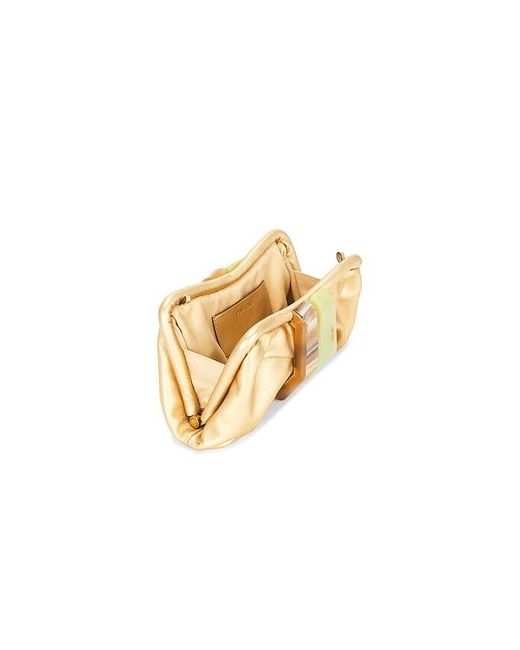 Cult Gaia Natural Julita Clutch