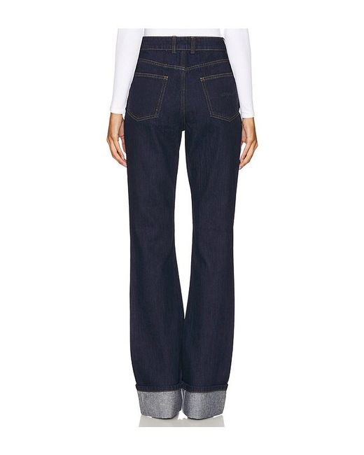 SER.O.YA Blue Ashton High Rise Slim Flare Jeans
