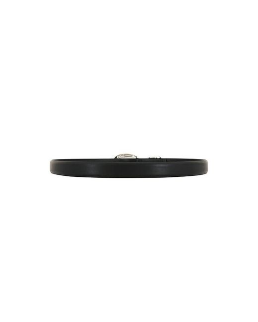 Madewell Black Triple Metal Keeper Belt