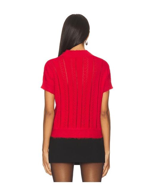 Vaillant Red Knit T-Shirt