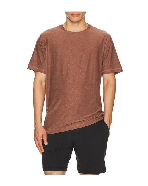 vuori Black Strato Tech Tee for men