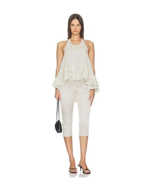 Azeeza White Shreya Capri
