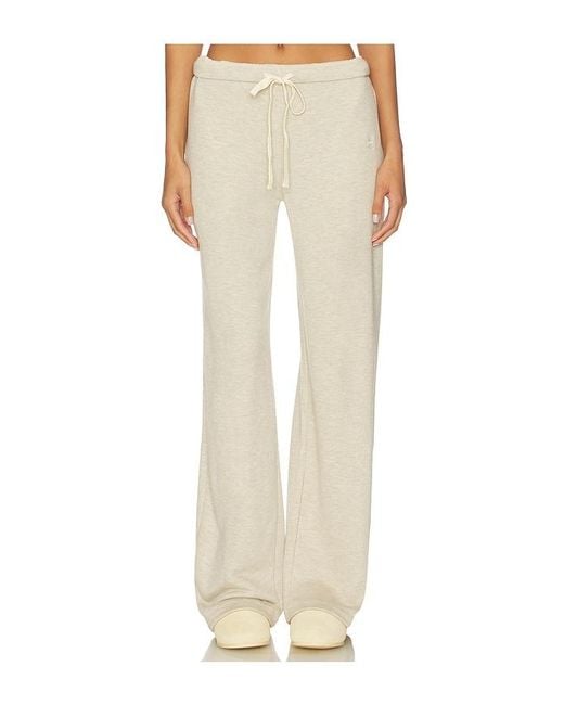 ÉTERNE White Oversized Wide Leg Sweatpant
